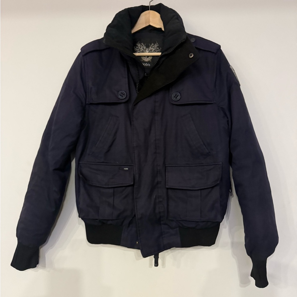 Nobis Cartel Navy XS Down filled bomber